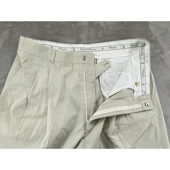 Vintage Playboy Classic Pleated Dress Pants – Size 88 36w - Picture 5 of 7